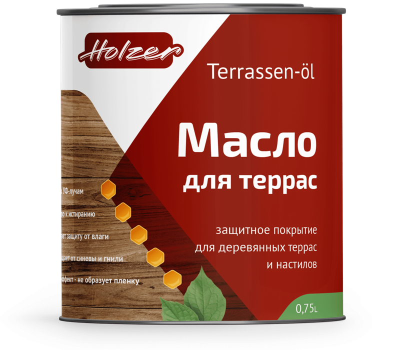 Масло для террас TERRASSEN OL HOLZER  