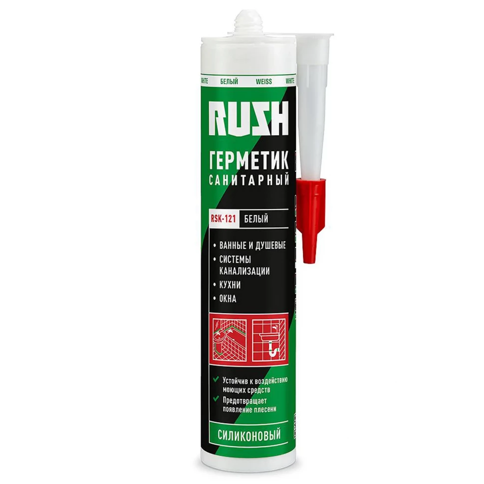 Герметик RUSH RSK силиконовый санитарный