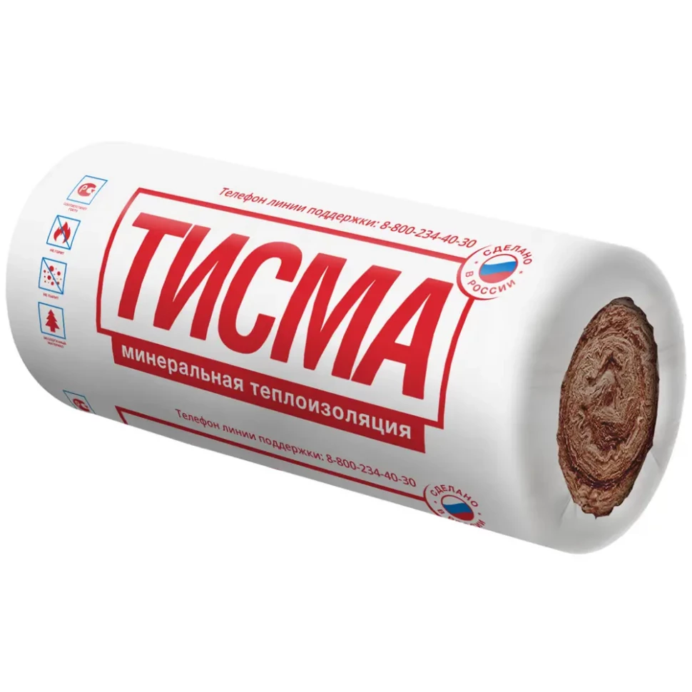 Утеплитель ТИСМА рулон 50мм 19,92м² 