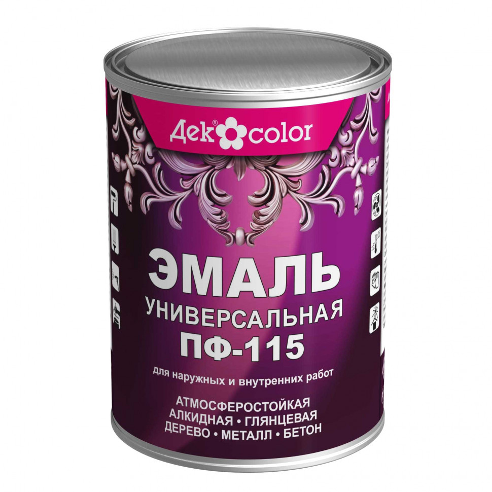 Эмаль ПФ-115 ДЕКcolor 