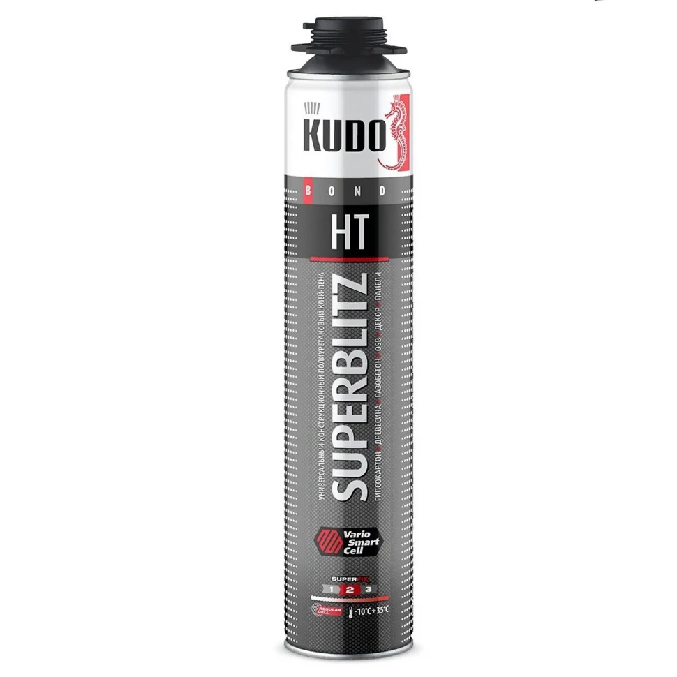 Клей-пена конструкционный профессиональный KUDO SUPERBLITZ HT