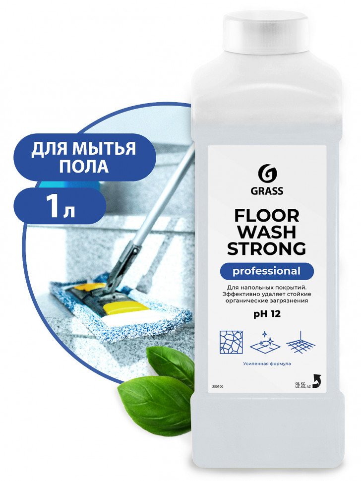 Щелочное средство для мытья пола  GRASS Floor wash strong